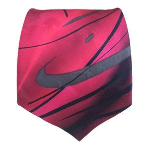 JERRY GARCIA Red Art Silk Tie 59"/ 4.1" EC